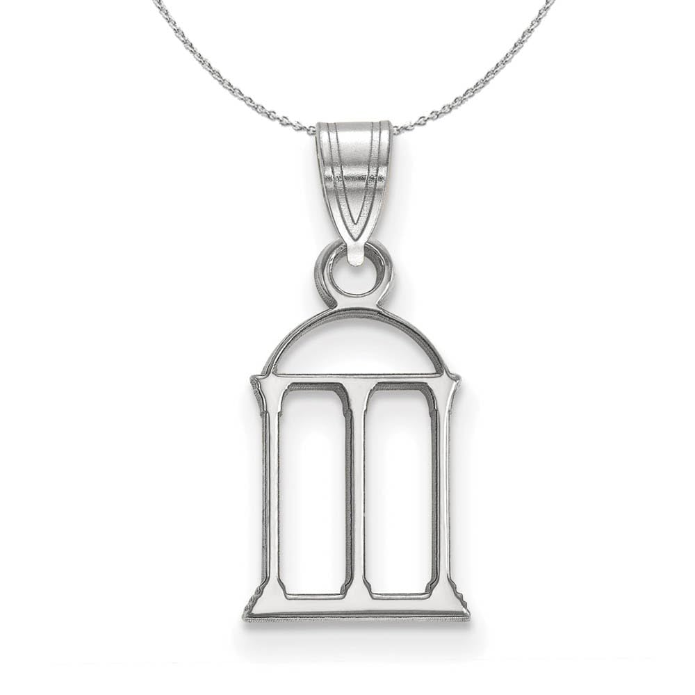 Georgia Bulldogs Sterling Silver Small Pendant Necklace - Black Bow Charm for Women, Perfect for Game Day, Graduation & UGA Fan Gifts