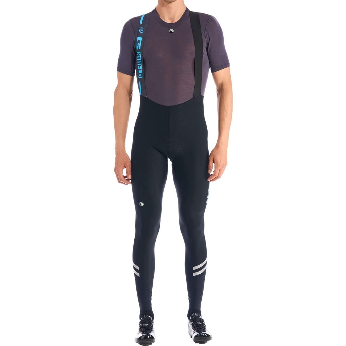 Giordana Men's G-Shield Thermal Cycling Bib Tights - Winter Bike Riding, Cold Weather Training & Outdoor Sports Gear