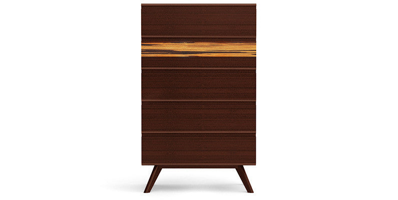 Greenington Solid Bamboo Azara 5-Drawer Chest - Eco-Friendly Bamboo Dresser for Bedroom Storage & Organization