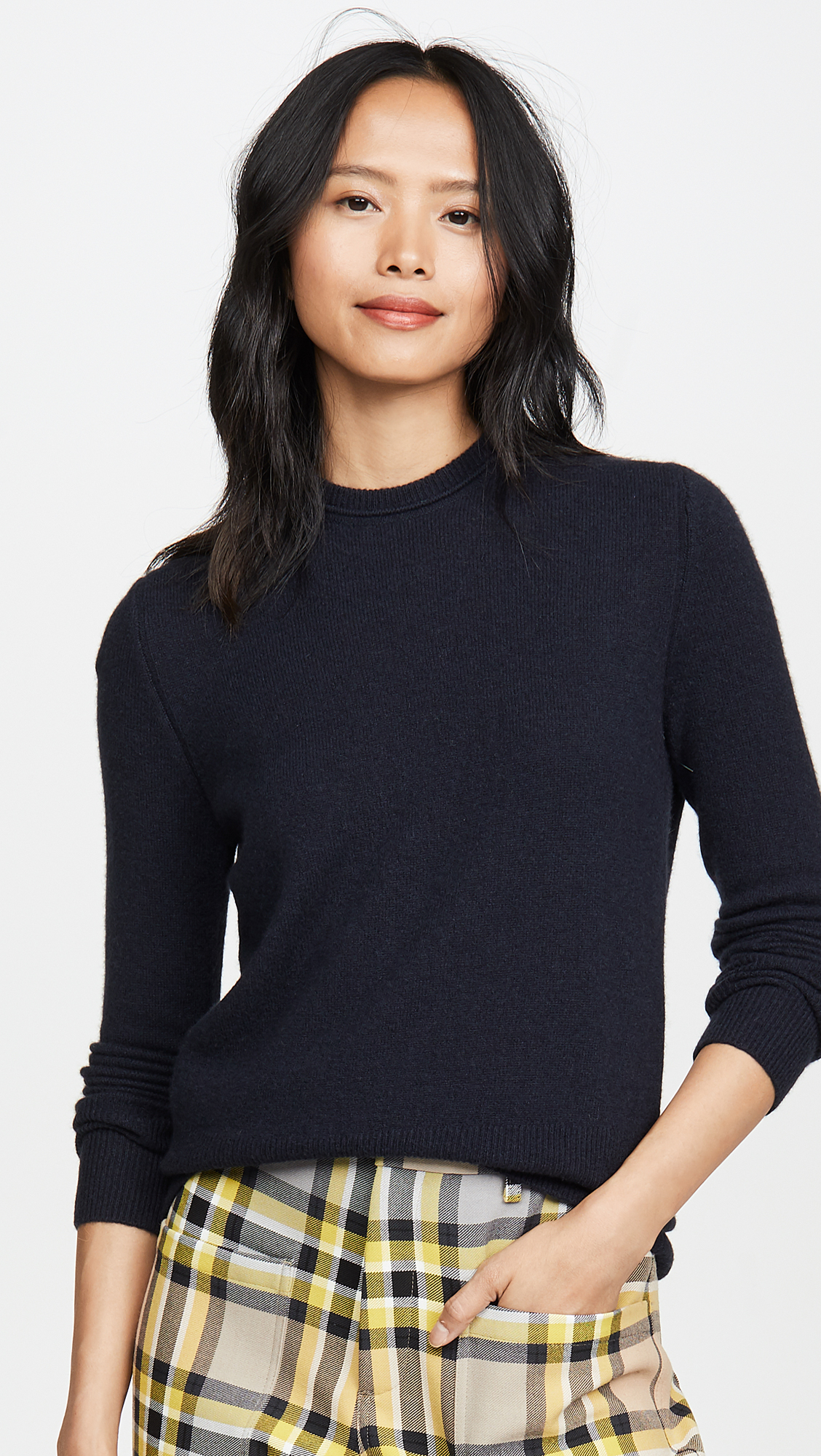 Women's Sanni Crew Sweater - Soft Casual Knit Pullover for Fall & Winter | Cozy Office Wear, Weekend Outfits & Layering Essential