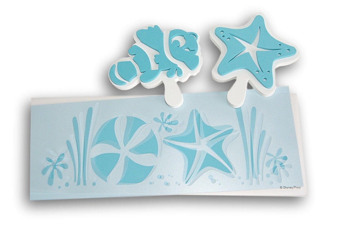 Disney Pixar Finding Nemo Paint Stamps & Stencil Kit for Kids - Creative Art Activity Set for Birthday Parties, Classroom Projects & DIY Home Decor