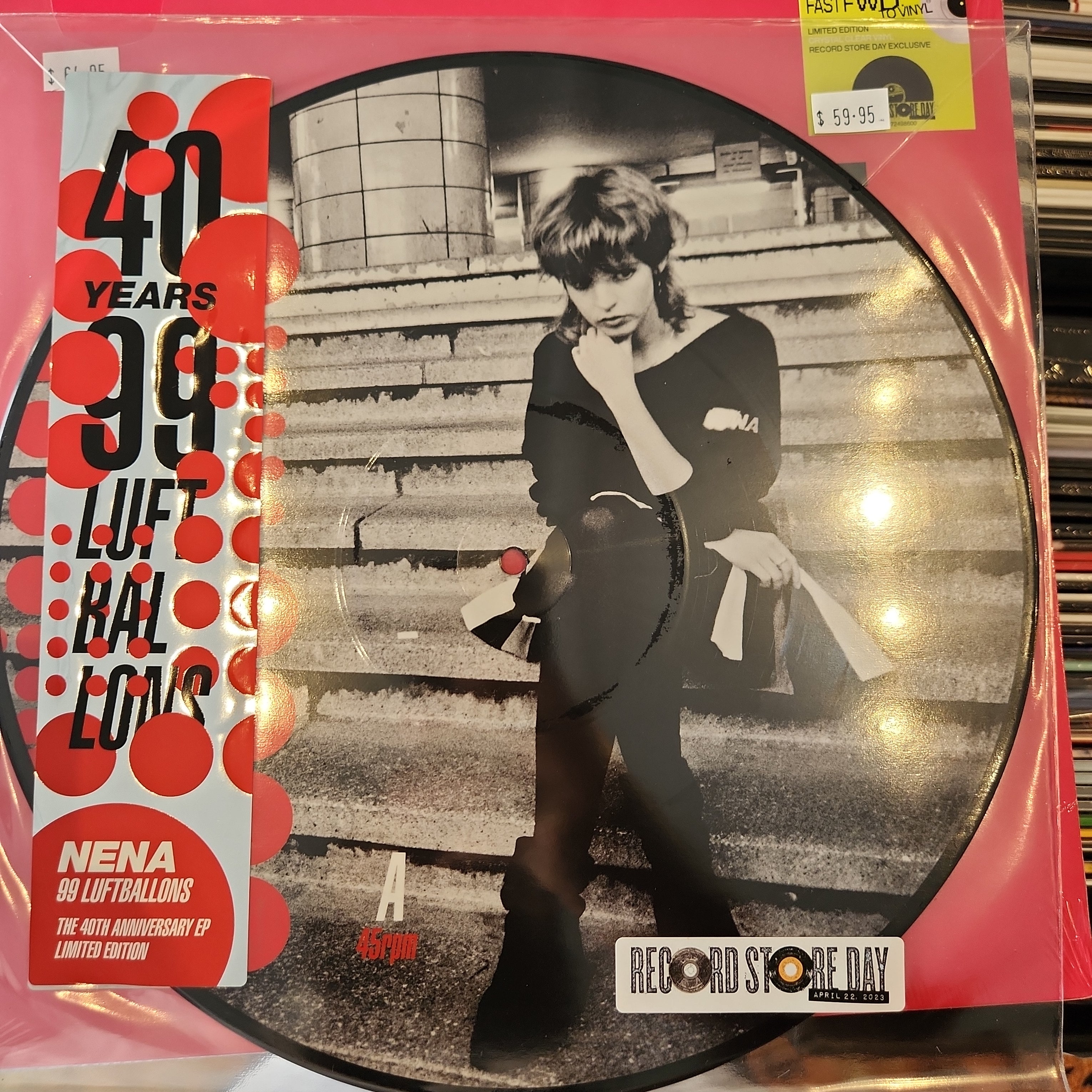 Nena 99 Luftballons Picture Disc Vinyl Record - Limited Edition Collectible for Music Lovers & 80s Nostalgia Fans, Perfect for Home Decor & Vinyl Collections