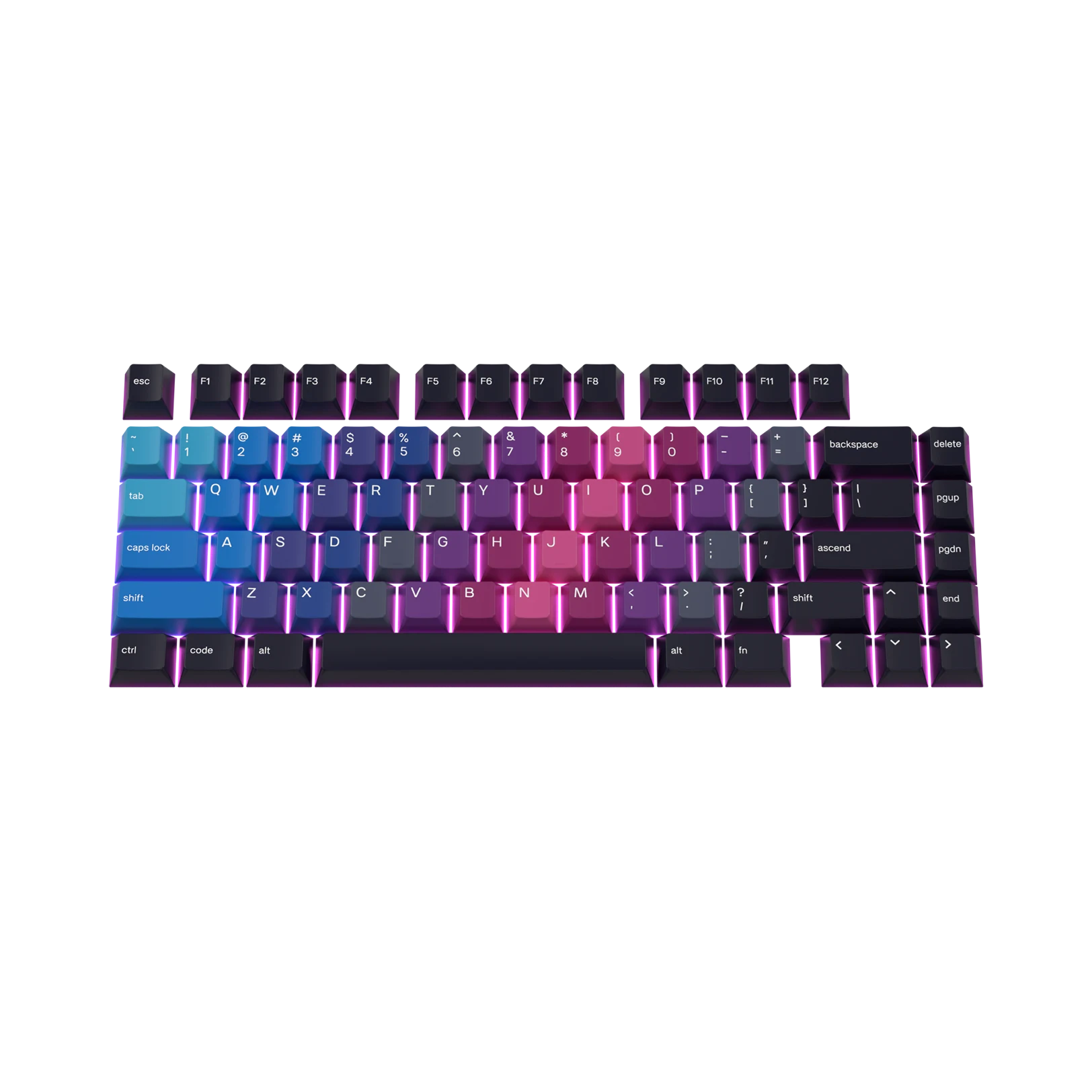 Custom Keycaps for Mechanical Keyboards - Afterparty US - Perfect for Gaming, Typing & Office Work