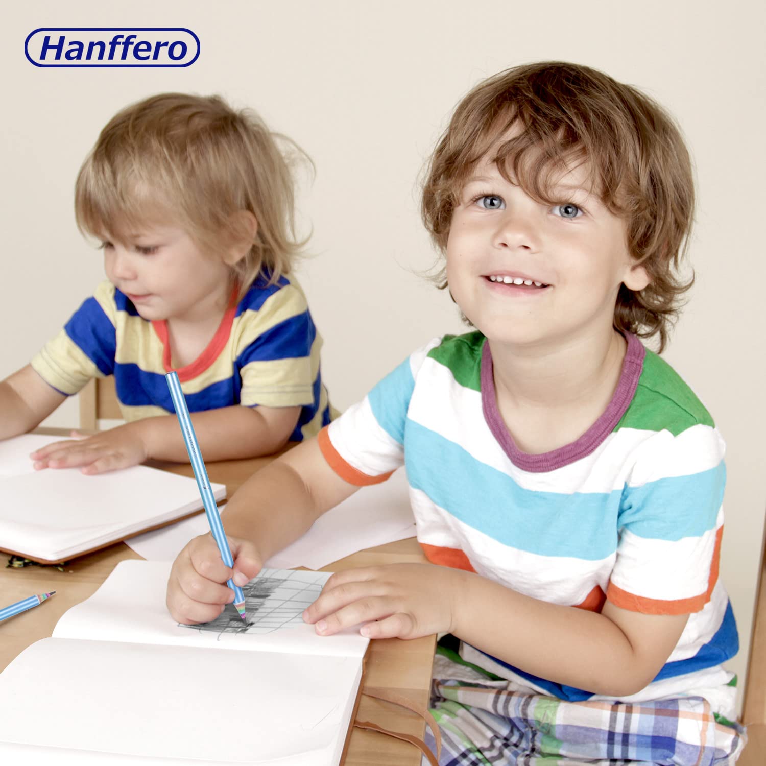 Premium Rainbow Colored Pencils #2 HB - 12 Pack Pre-Sharpened Recyclable Paper Pencils for Drawing, Writing, School & Office Use - Perfect for Art Projects, Note Taking & Gift Giving