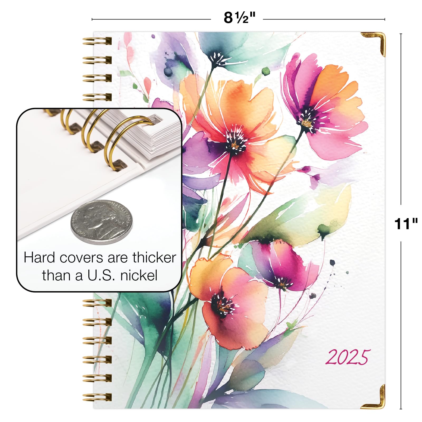 2025 Hardcover Planner 8.5