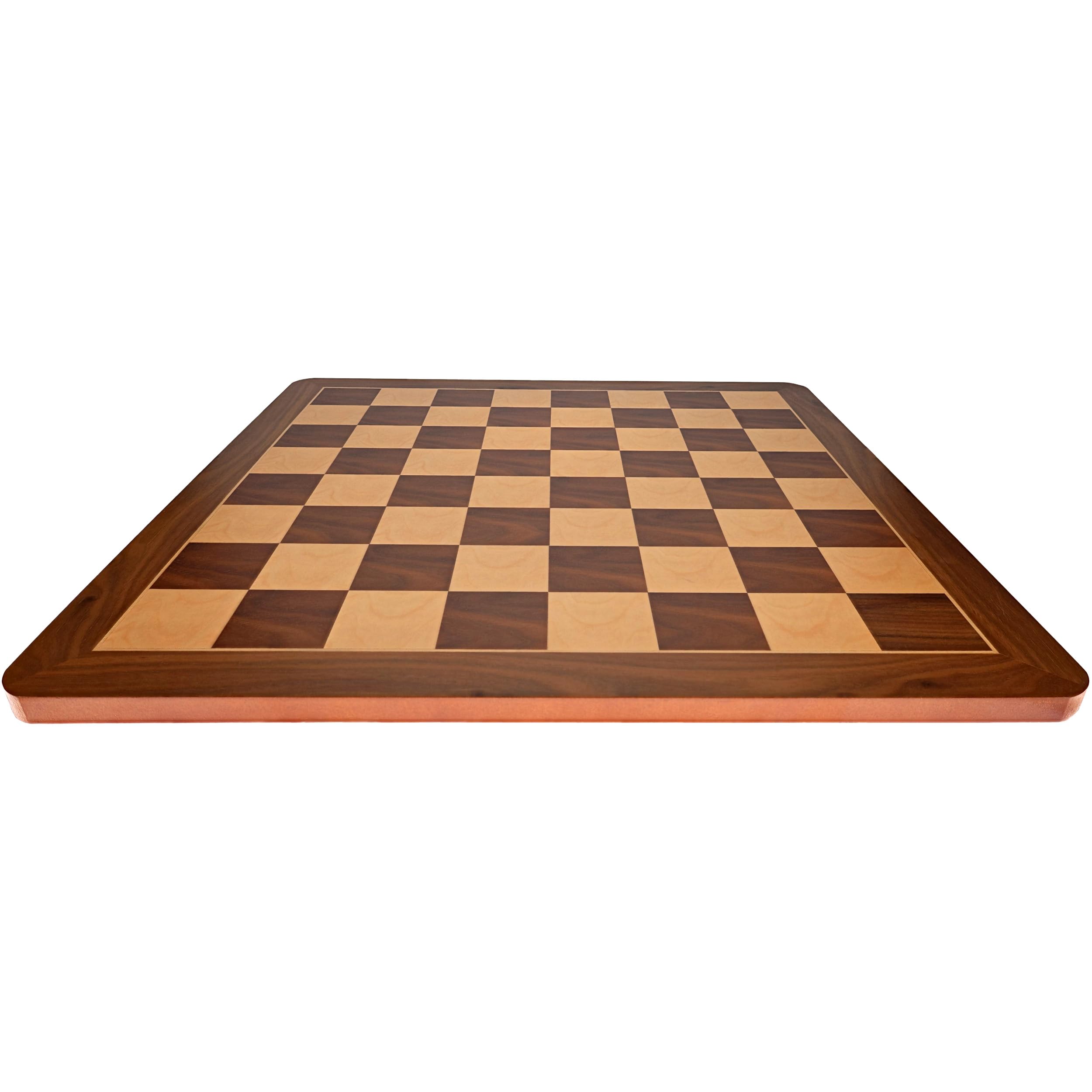 21 Inch Walnut Root Chess Board - Handcrafted Wooden Chess Set for Adults & Kids - Perfect for Home, Office, and Game Room Decor
