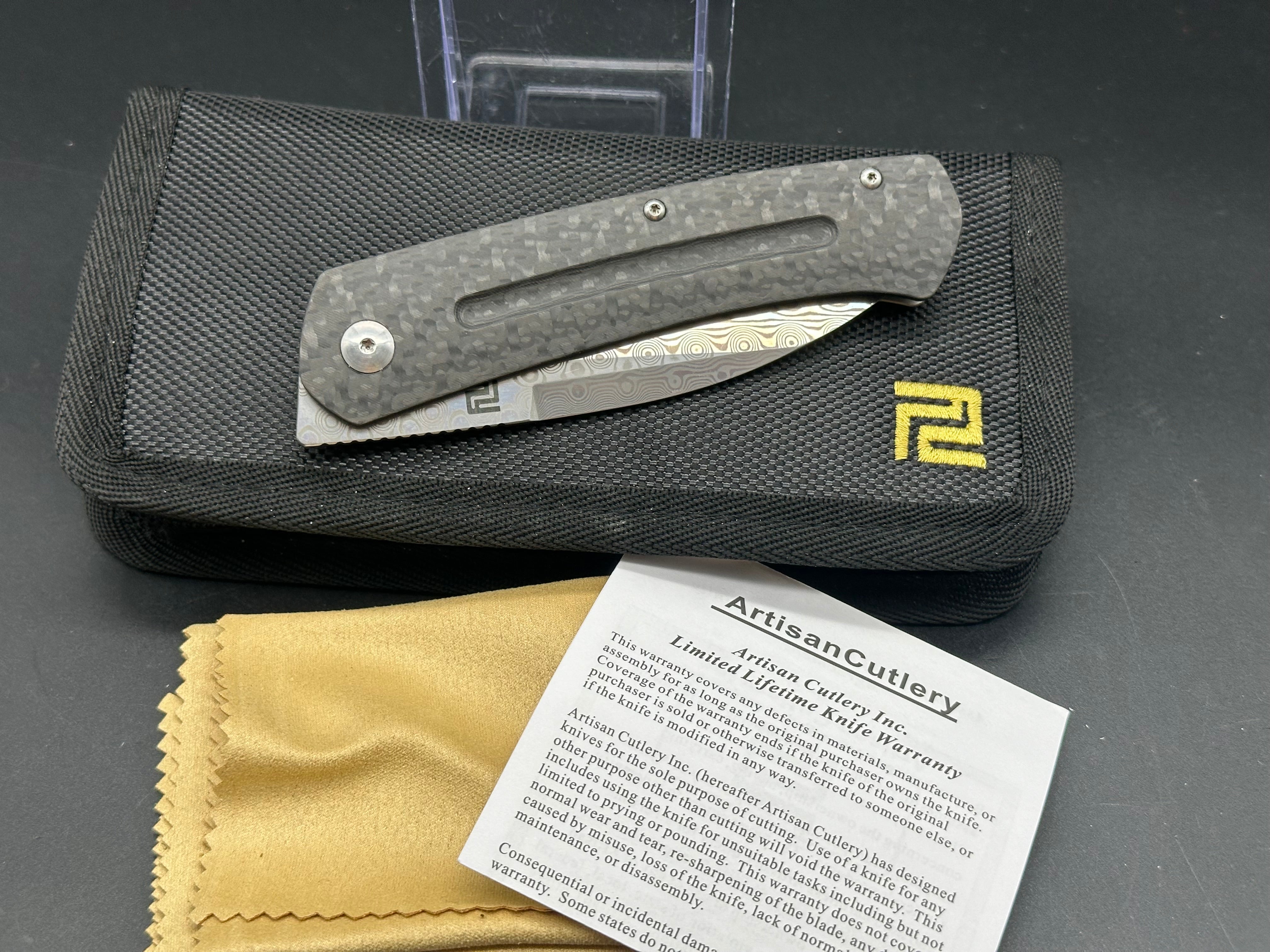 Artisan Cutlery Centauri Frame Lock Knife - 3.5