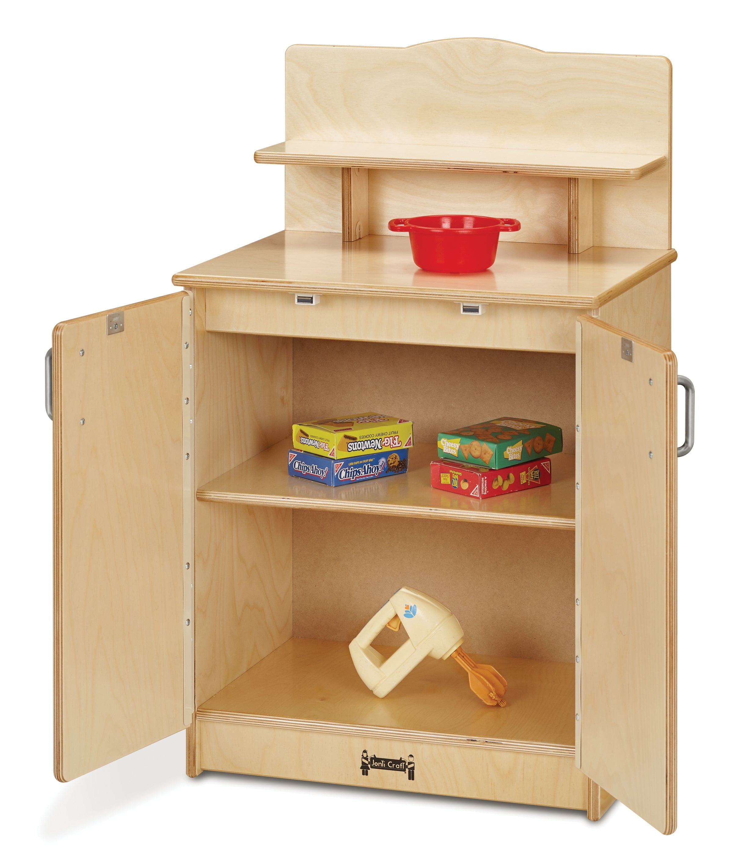 Jonti Craft® Culinary Creations Wooden Play Kitchen Cupboard - Pretend Cooking Toy for Kids, Toddler Learning & Role Play - Perfect for Home, Preschool & Daycare Playrooms