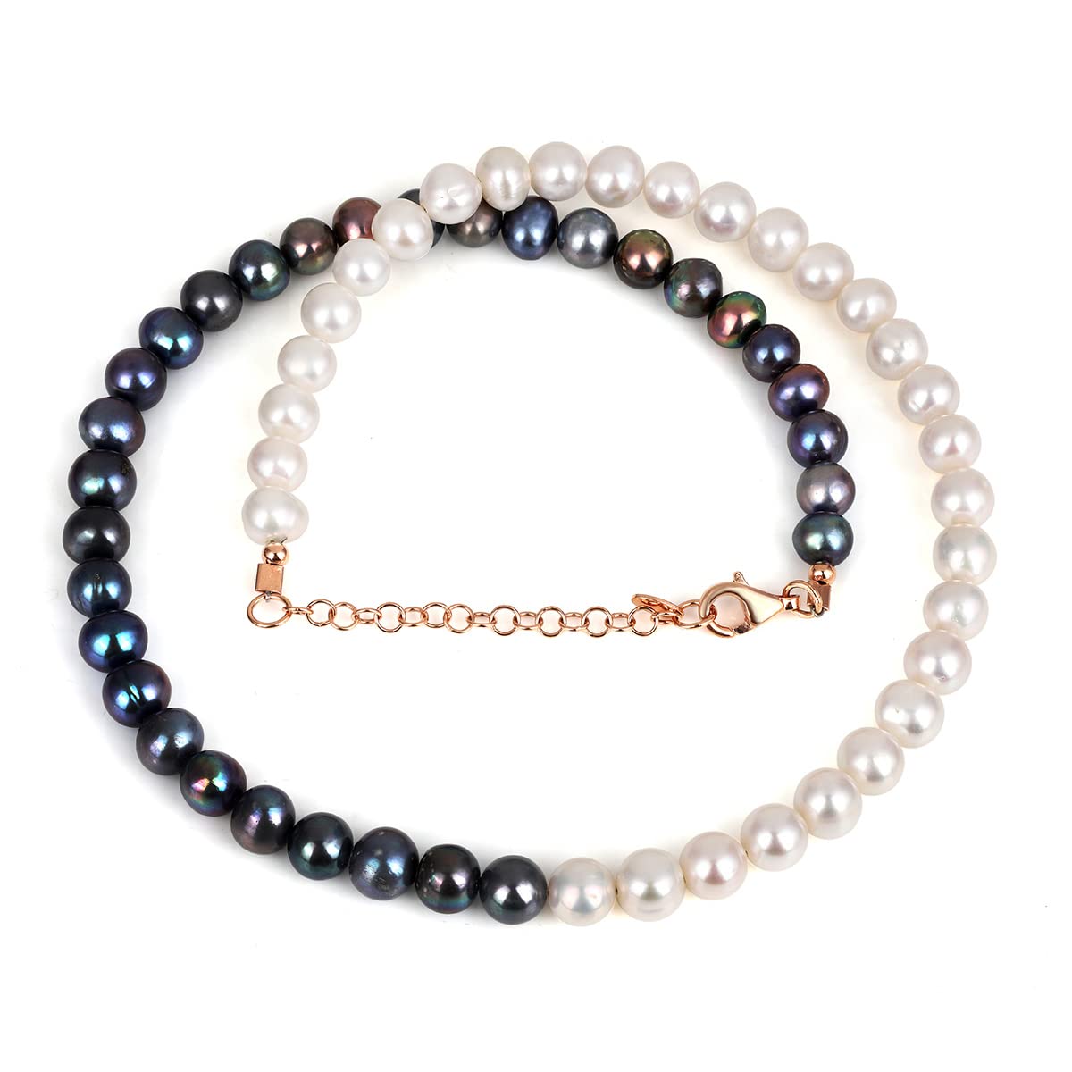 Women's Pearl Necklace - 6-7.5mm Cultured Beaded Chain for Elegant Occasions