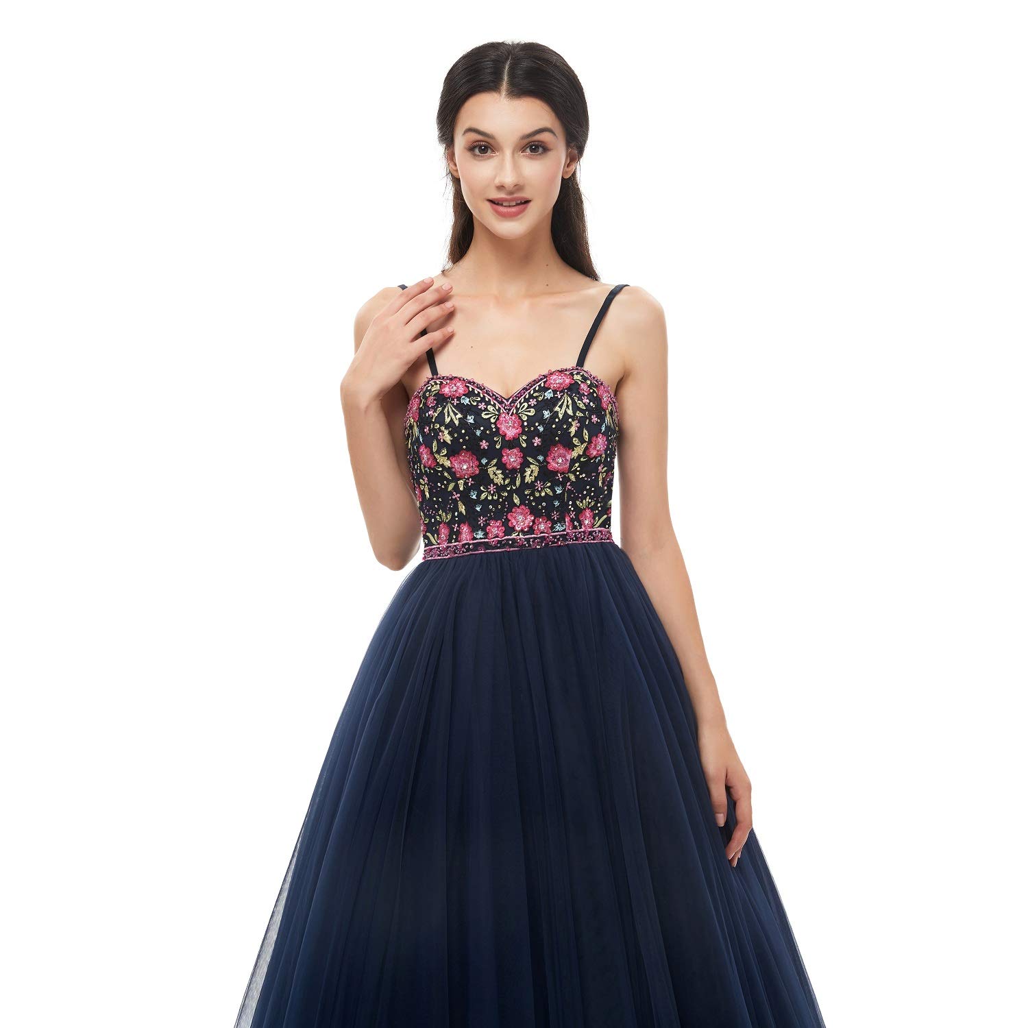 Elegant Embroidered Ball Gown for Quinceañera, Sweet 16 & Prom - Long Formal Evening Dresses for Women - Perfect for Special Occasions, Parties & Celebrations