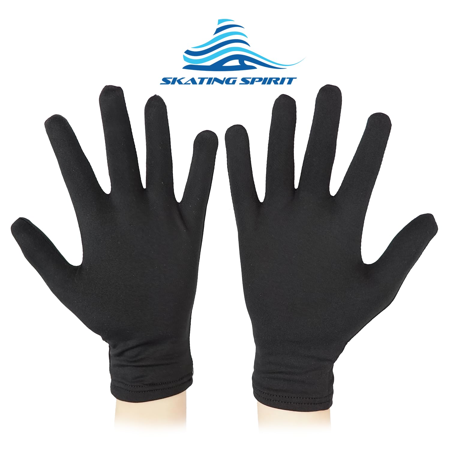 Figure Skating Competition Gloves & Dance Gloves (1 Pair) - Professional Performance Gloves for Ice Skating Shows & Testing - Perfect for Competitions, Performances, and Practice Sessions