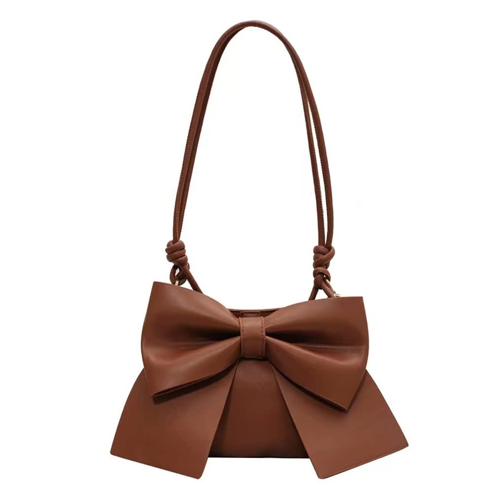 Stylish Lightweight Leather Crossbody Bags for Women - Fashionable Shoulder Purse Handbag (Brown, One Size) | Perfect for Everyday Use, Travel & Shopping