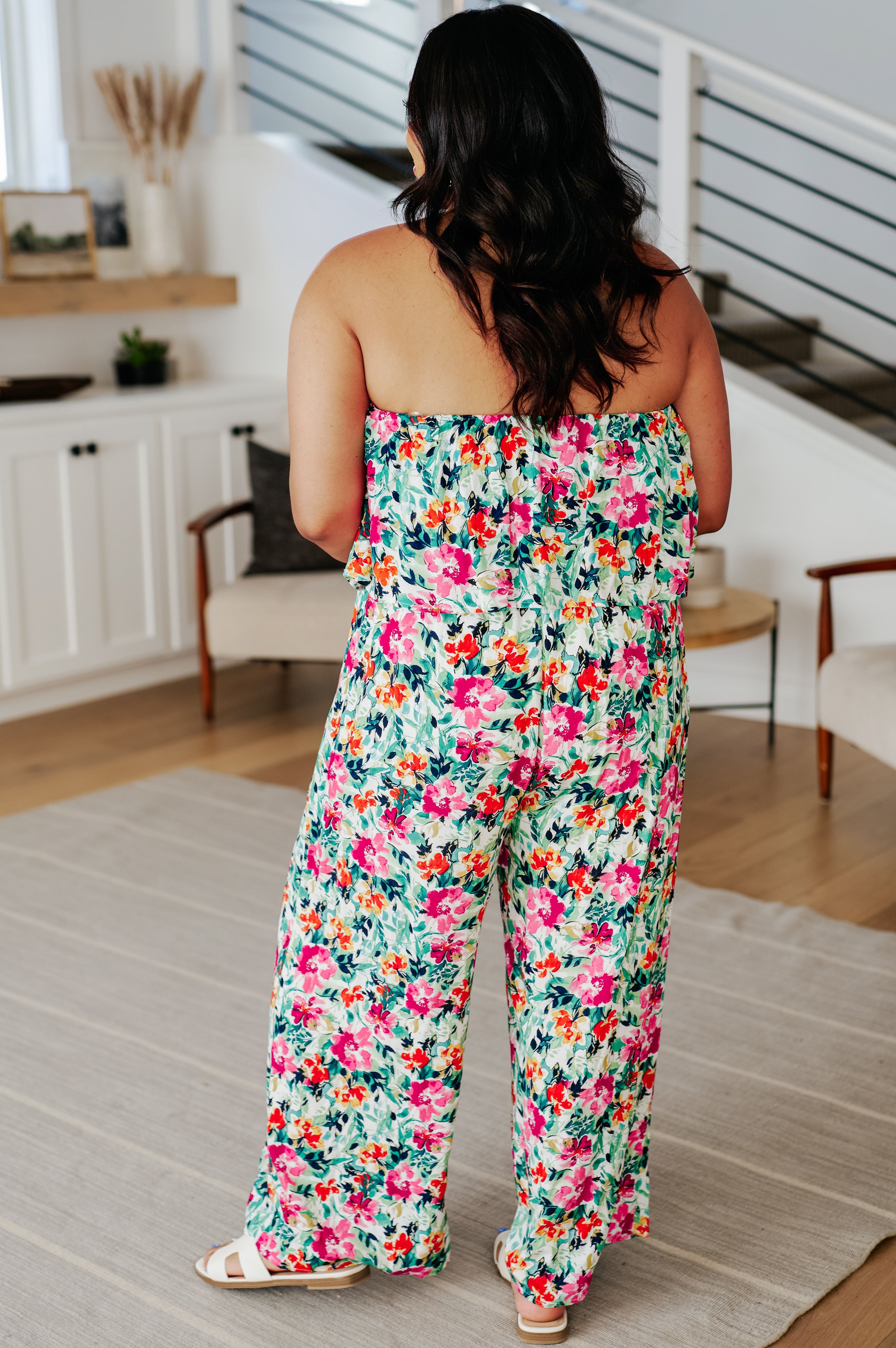 Stylish Green Floral Jumpsuit for Women - Perfect for Parties, Weddings & Summer Events | Trendy One-Piece Outfit