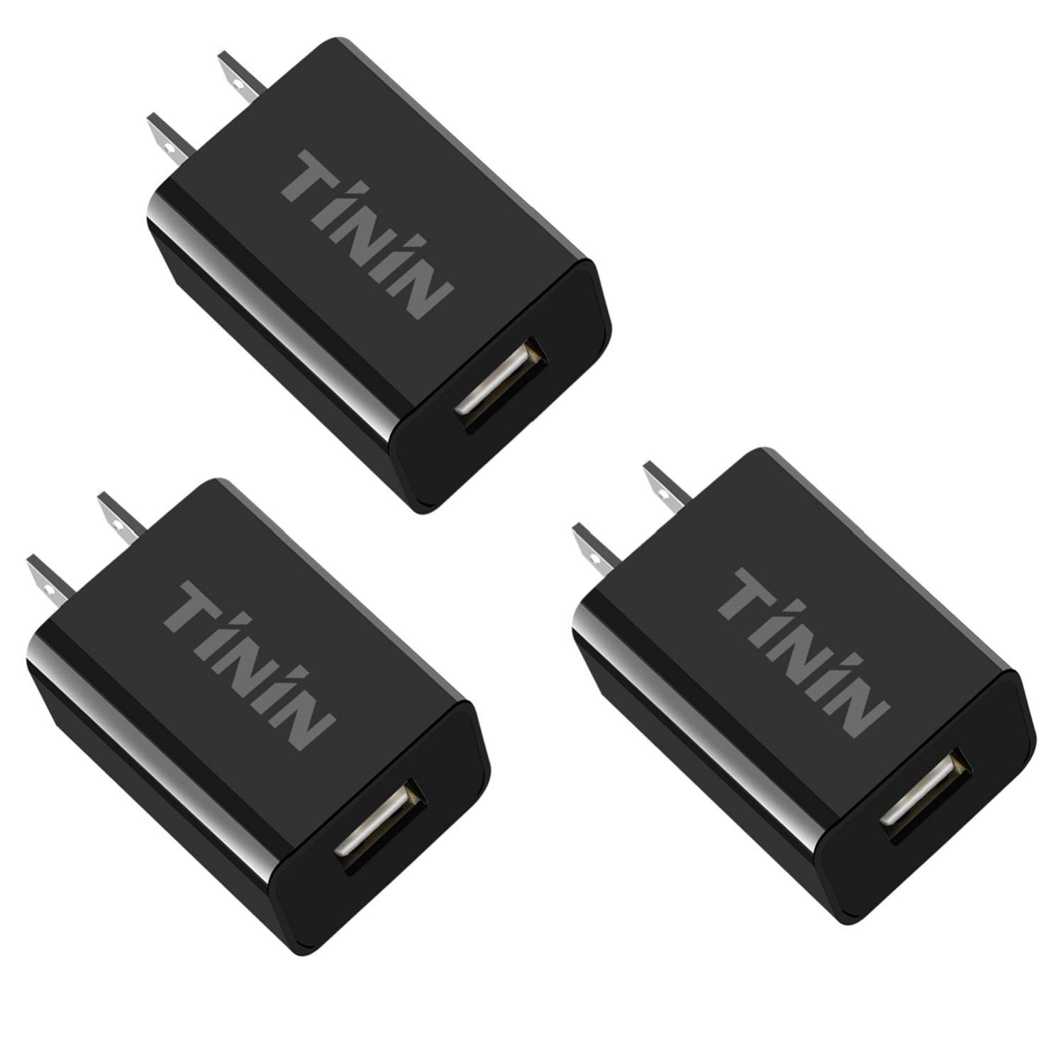 3-Pack 18W Quick Charge 3.0 USB Wall Charger - Fast Charging Block for iPhone, Samsung, iPad, Google, LG, HTC (QC 2.0 Compatible) | Qualcomm Certified | Perfect for Home, Office & Travel Charging