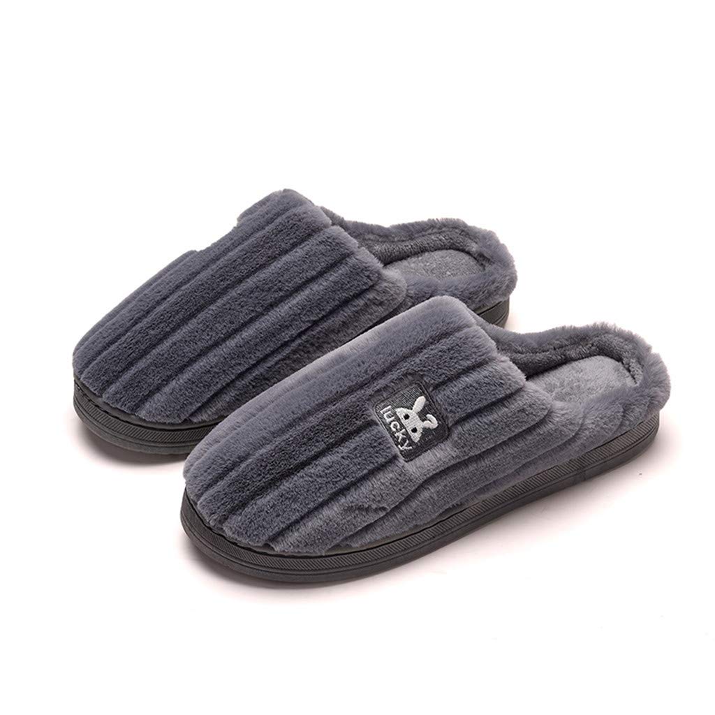 Women's Memory Foam House Slippers - Plush Fleece Lined for Indoor/Outdoor Comfort
