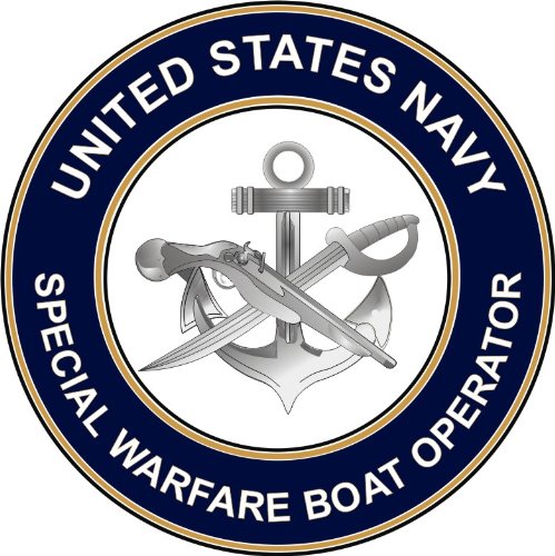 US Navy Special Warfare Boat Operator 6-Pack of 3.8