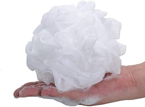 3 Pack Exfoliating Loofah Sponge Ball - Mesh Bath & Shower Scrubber for Deep Cleansing & Skin Renewal - Perfect for Daily Body Scrub, Spa & Exfoliation Routine
