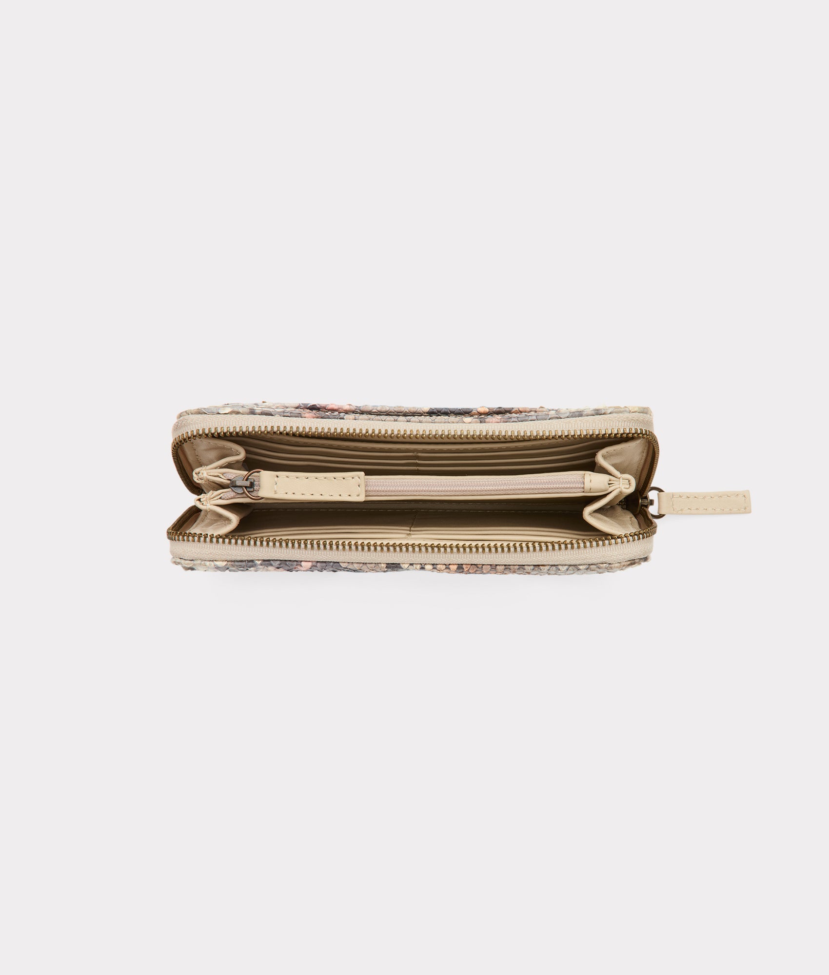 Exotic Sunset Python Zip Wallet for Women & Men - Stylish & Durable Leather Wallet for Everyday Use, Travel & Business