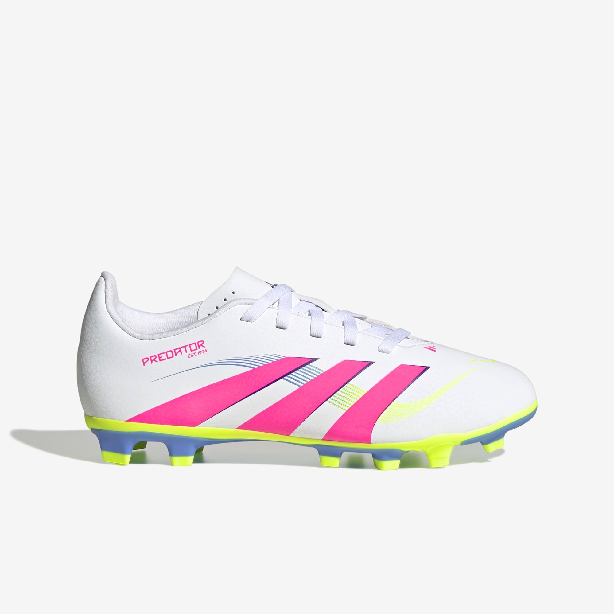 adidas Jr. Predator Club Soccer Cleats - Youth Football Shoes for Boys & Girls - Lightweight & Durable for Training & Matches | Perfect for Field Play, Practice Sessions & Competitive Games