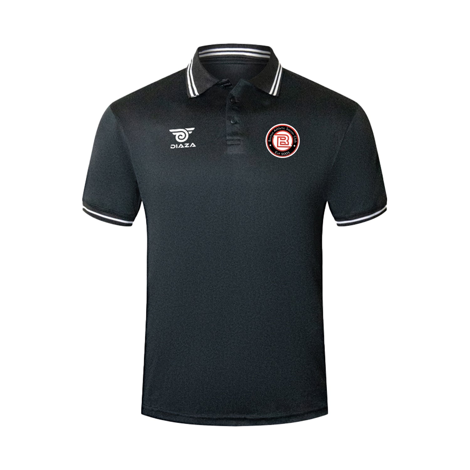 Boston Athletic Soccer Polo Shirt - Breathable & Moisture-Wicking Men's Sports Jersey for Soccer, Training & Outdoor Activities