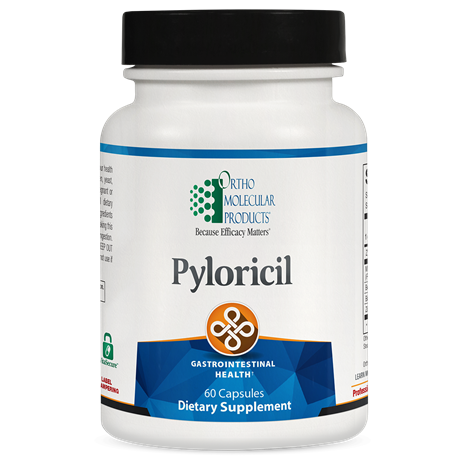 OrthoMolecular Products Pyloricil - Natural Digestive Support Supplement for Gut Health & Stomach Comfort | Ideal for Digestive Wellness & Daily Gut Maintenance