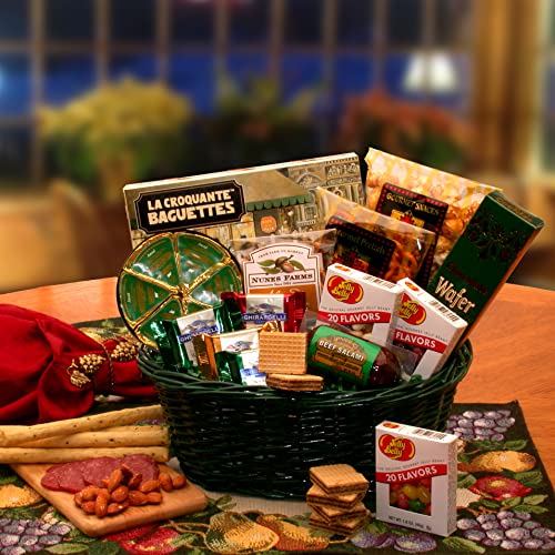 Premium Gourmet Gift Basket - Deluxe Assortment of Fine Foods & Snacks - Perfect for Holidays, Corporate Gifts & Special Occasions