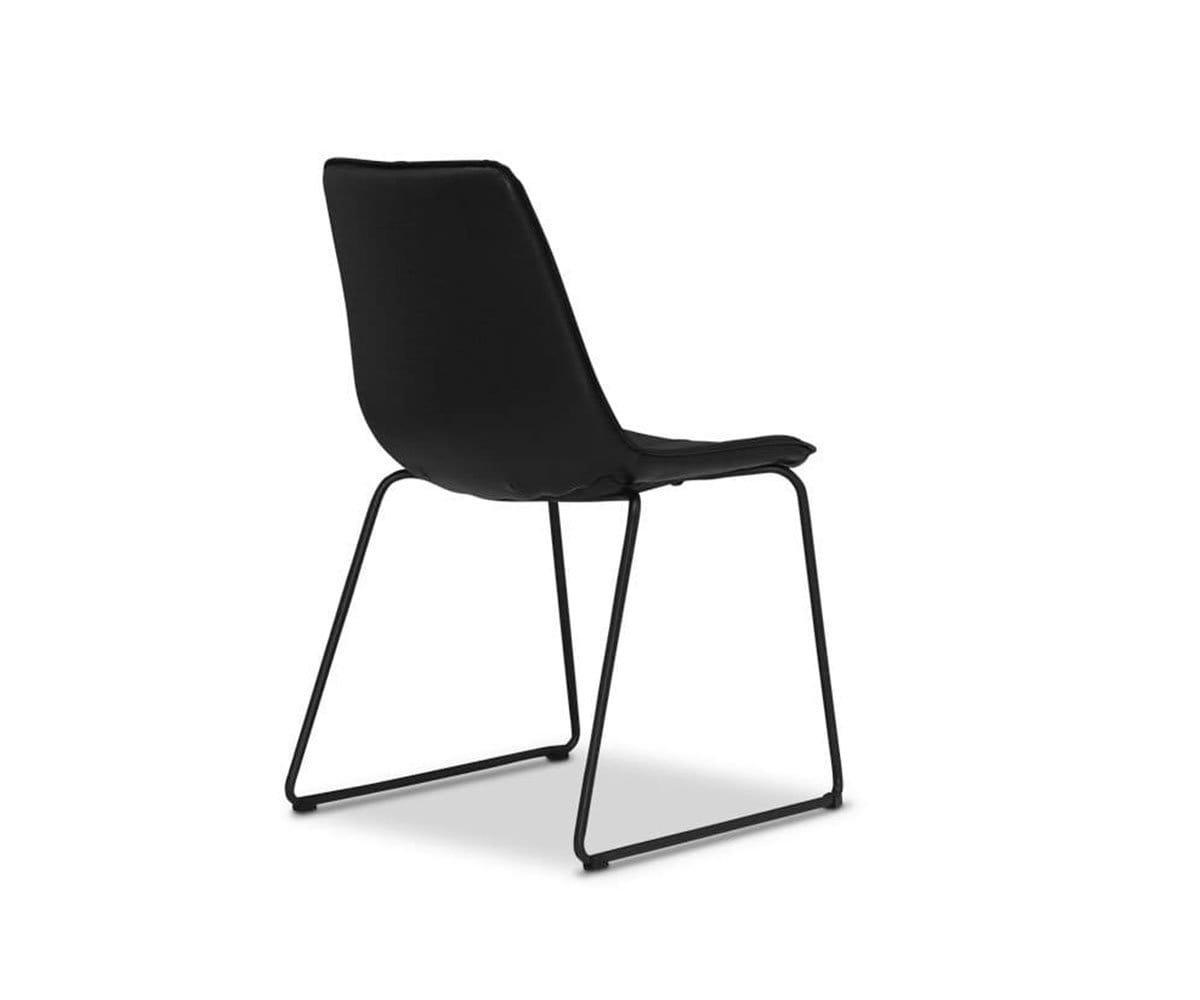Oken Dining Chair - Modern Wooden Dining Chair with Upholstered Seat - Perfect for Kitchen, Dining Room, and Home Office