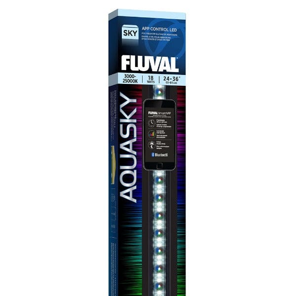 Fluval Aquasky Bluetooth LED Aquarium Light - Smart Control for Freshwater & Saltwater Fish Tanks - Perfect for Home, Office & Aquascaping