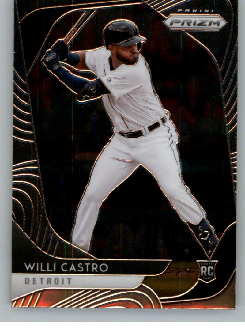 2020 Panini Prizm #113 Willi Castro Rookie Card - Detroit Tigers Baseball Trading Card - Perfect for Collectors, Sports Memorabilia & Investment
