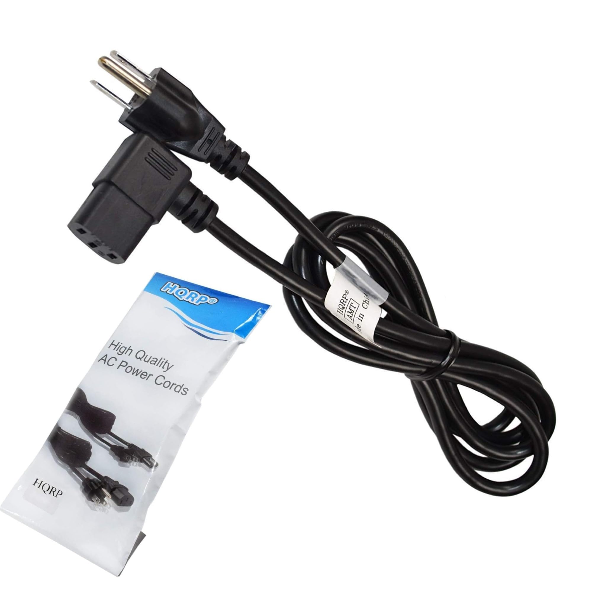HQRP AC Power Cord Replacement for LG 50PC5DC-UC 50PC5D-UC 50PG10 50PG20 TVs - 6ft Universal Mains Cable for Home Theater & Office Electronics