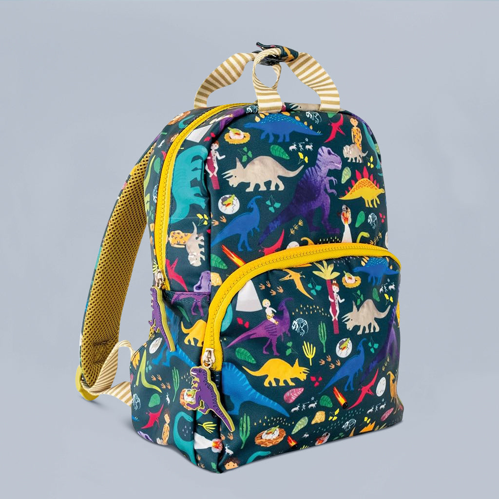 Dinosaur Backpack for Kids & Teens - Cute Dinosaur Print School Backpack - Lightweight & Durable Bookbag for School, Travel & Outdoor Adventures