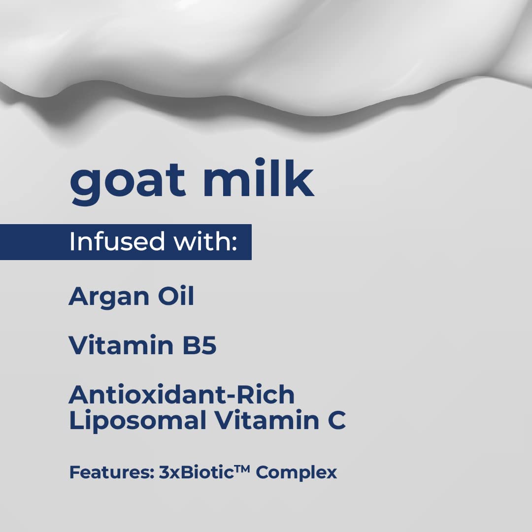 Kiss My Face Goat Milk Bar Soap - Rose & Magnolia Scented Probiotic Soap - Cruelty Free, Palm Oil Free, Natural Moisturizing Soap for Dry Skin - Perfect for Sensitive Skin & Daily Body Care (Pack of 1)