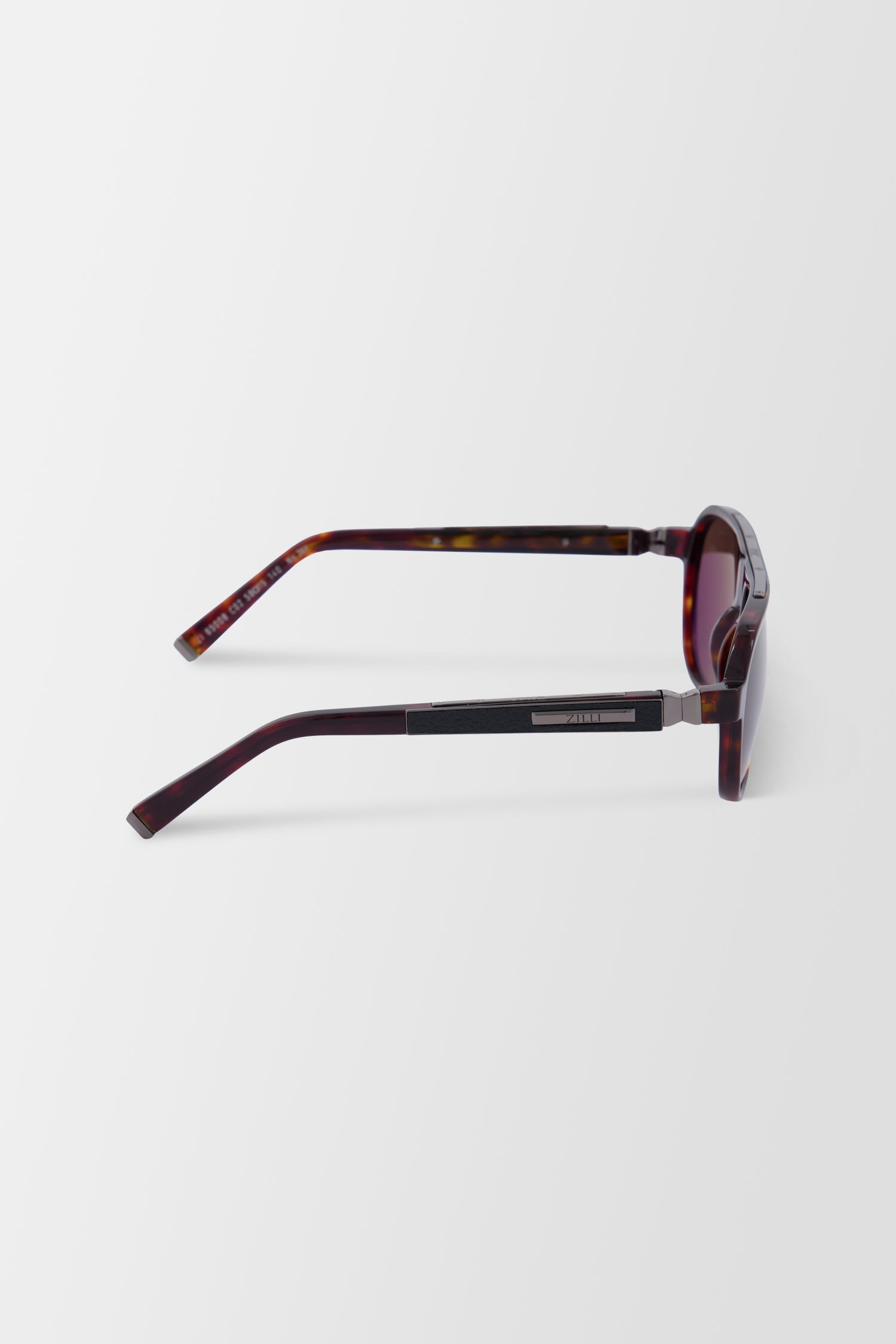 Zilli Brown Richard Sunglasses for Men - Polarized UV Protection Aviator Style - Perfect for Driving, Outdoor Activities & Fashion Accessories