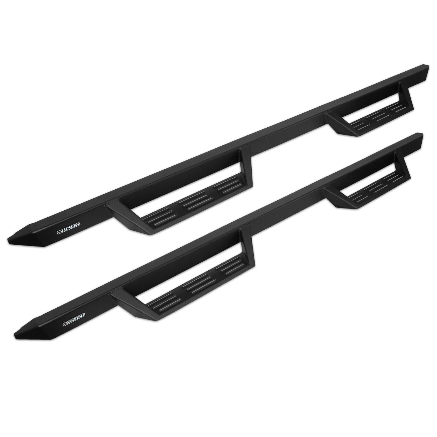 Raptor Series Magnum RT Gen 2 Drop Steps Running Boards - Black for 2007-2021 Toyota Tundra CrewMax Cab 4 Full Door | Heavy Duty Side Steps for Off-Road & Truck Accessories Upgrade