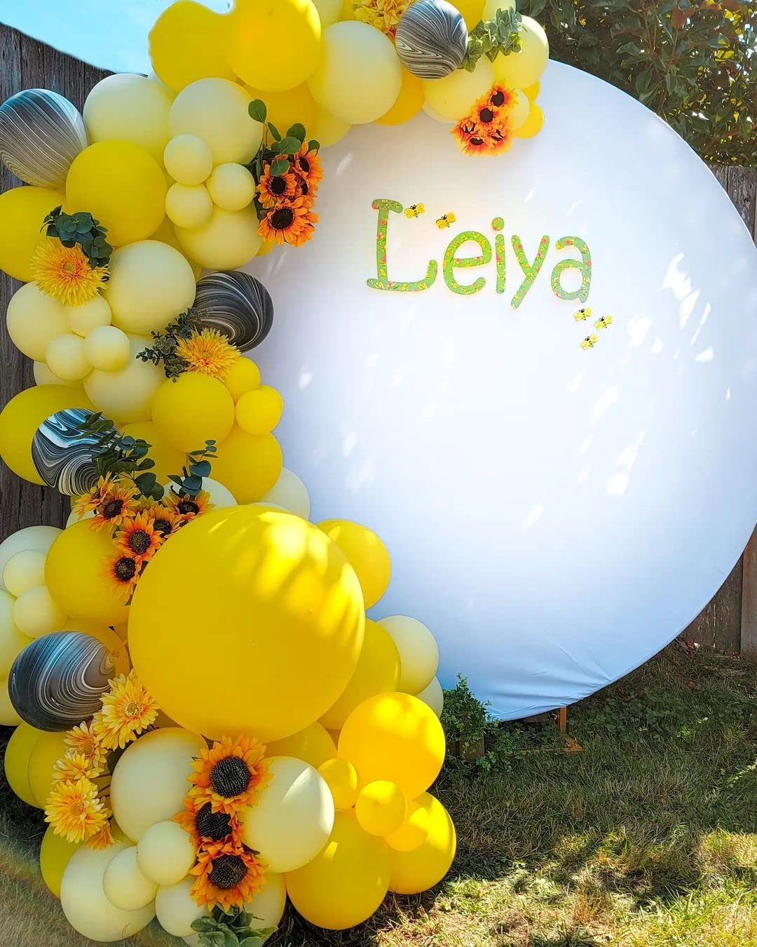 84-Piece Yellow Balloons Garland Arch Kit - 5