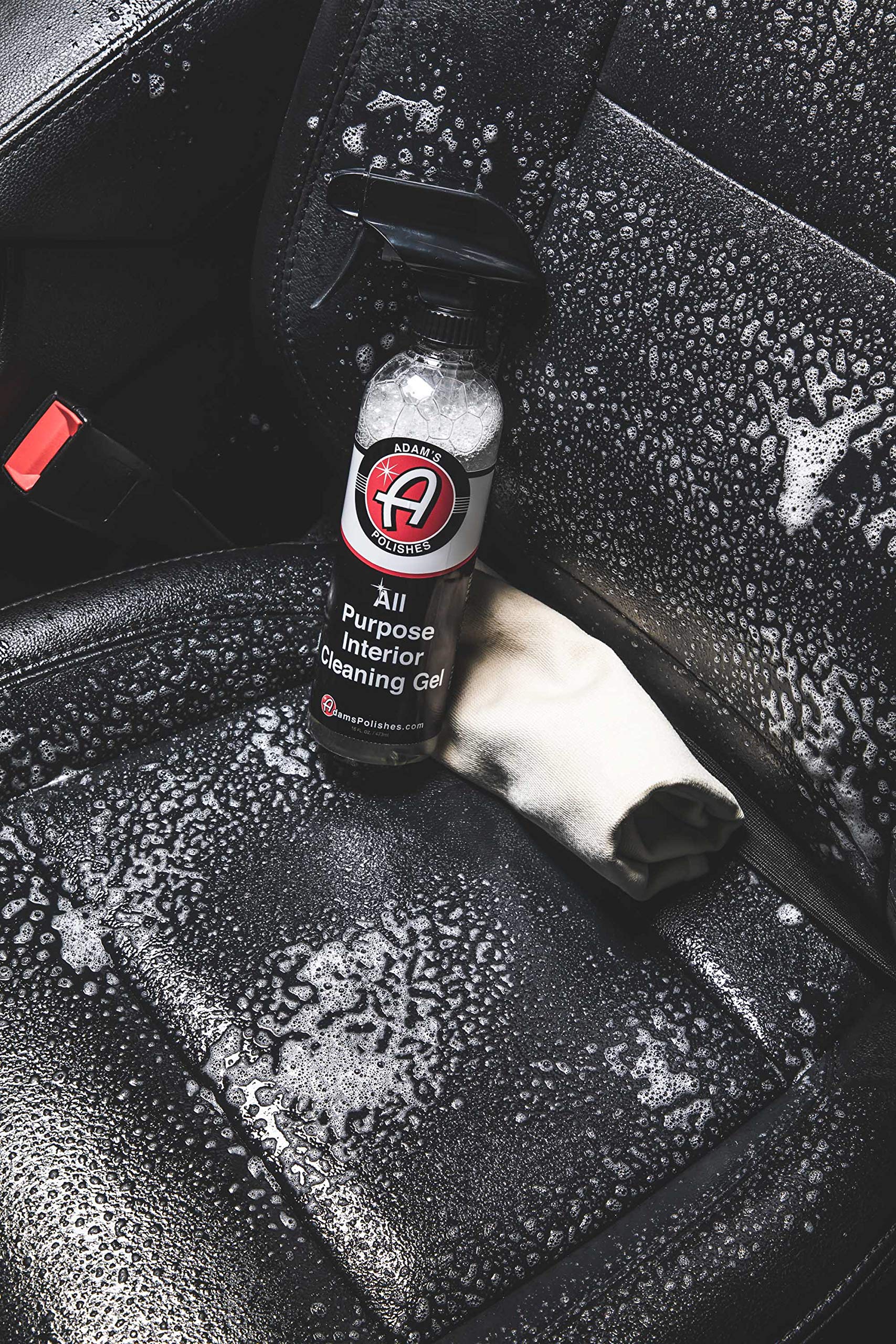 Adam's Polishes All Purpose Interior Cleaning Gel - Safe for Leather, Vinyl, Carpet, Plastic & Rubber | Car, Boat, RV & Motorcycle Detailing | Removes Dirt & Stains from Seats, Upholstery & Floor Mats