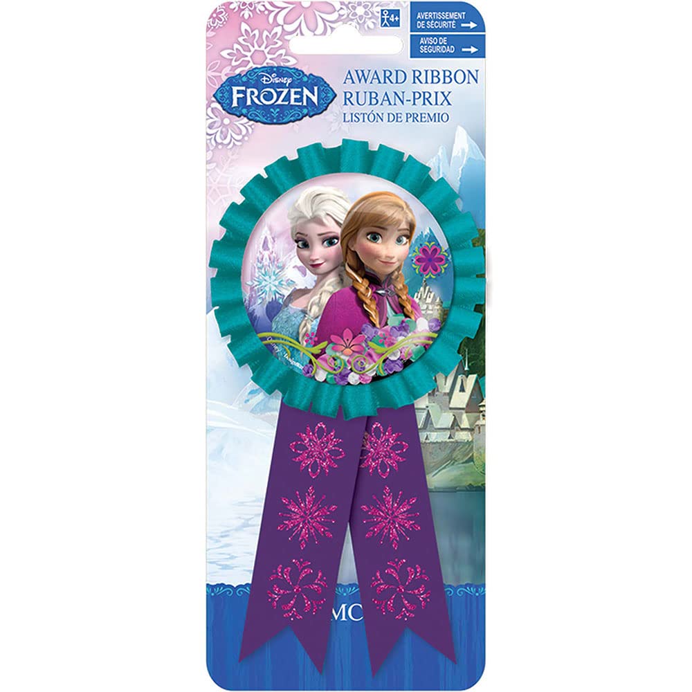 Disney Frozen Award Ribbon - 1 Count (4-Pack) | Official Merchandise for Kids' Achievements & School Rewards | Perfect for Classroom Prizes, Sports Awards, and Motivational Gifts