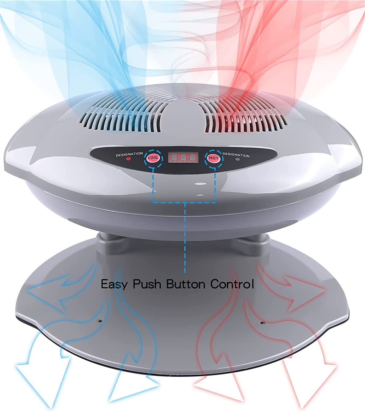 Professional Induction Nail Dryer Machine - Dual Cold & Warm Air Nail Polish Dryer for Gel & Acrylic Nails - Perfect for Home Salon, Nail Art Studio & DIY Manicures