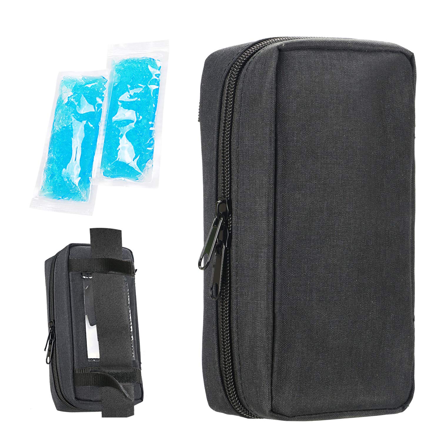 YOUSHARES Insulin Cooling Travel Case - Portable Diabetic Supplies Organizer Cooler Bag for Insulin Pen, Syringe, Glucose Meter & Diabetes Essentials | Perfect for Travel, Work & Daily Use