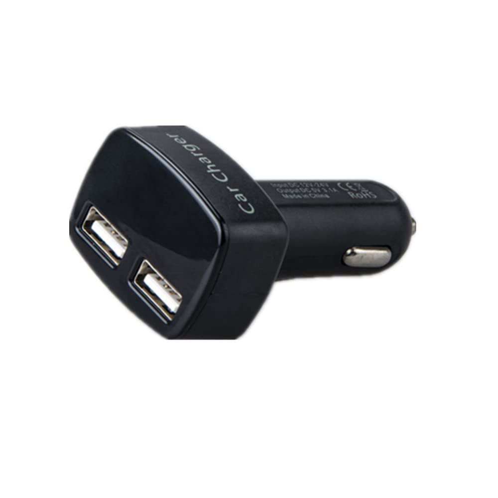 Bluetooth FM Transmitter for Car - MP3 Player & USB Charger - Wireless Car Accessories (Black/White) - Perfect for Road Trips, Commuting & Hands-Free Calling