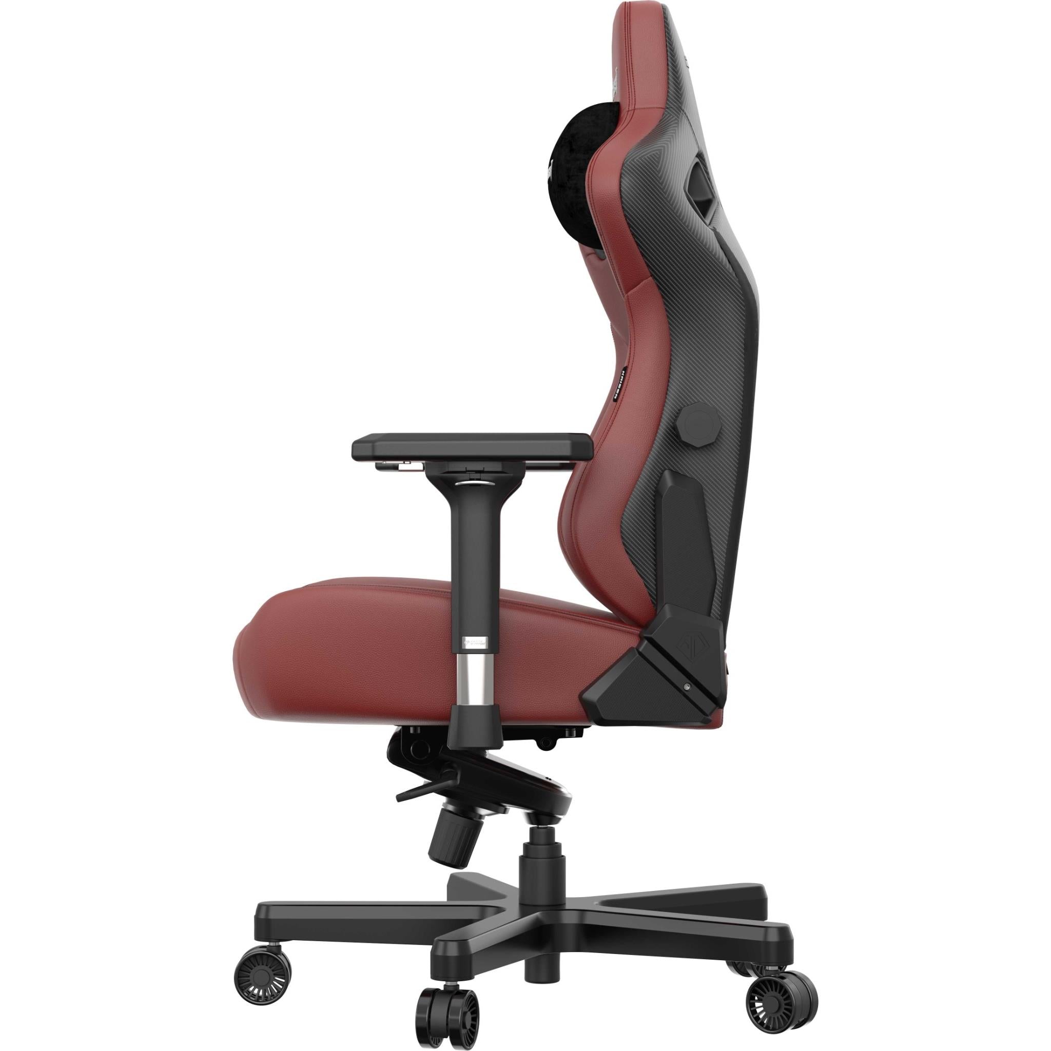 Anda Seat Kaiser 3 Series XL Premium Ergonomic Gaming Chair - Maroon Red for PC, Console & Office Use - Heavy Duty Racing Style with Lumbar Support