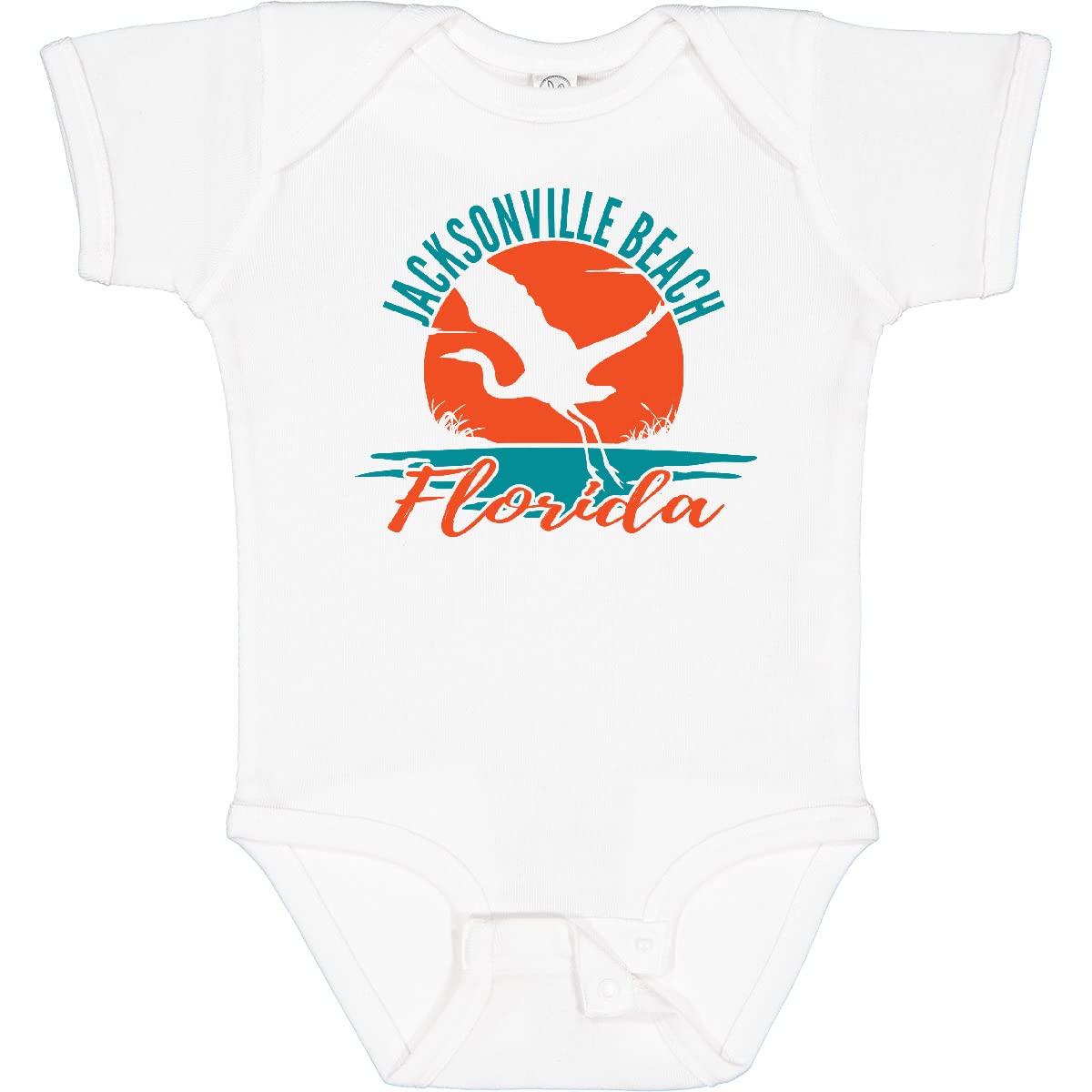 Inktastic Jacksonville Beach Florida Vacation Trip Baby Bodysuit - Cute Infant Onesie for Beach Getaways, Family Vacations & Florida Travel Souvenirs | Perfect Gift for Newborns & Toddlers