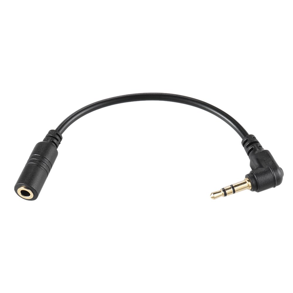 Andoer 3.5mm Microphone Adapter Cable - Smartphone to PC/DSLR Camera Mic Connector for Live Streaming, Podcasting & Video Recording
