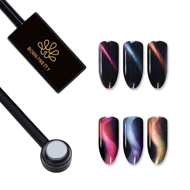 Sea Blue Cat Magnetic Gel Polish 10ml - UV LED Nail Art Kit for Salon & Home Manicure - Long Lasting Nail Polish for Professional & DIY Use