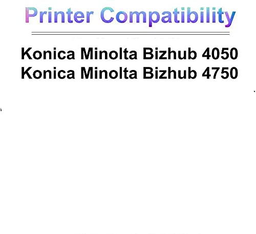 High Yield TNP-44 Black Toner Cartridge Replacement for Konica Minolta Bizhub 4050/4750 Printer - 1-Pack - Perfect for Office Printing & High Volume Document Copying