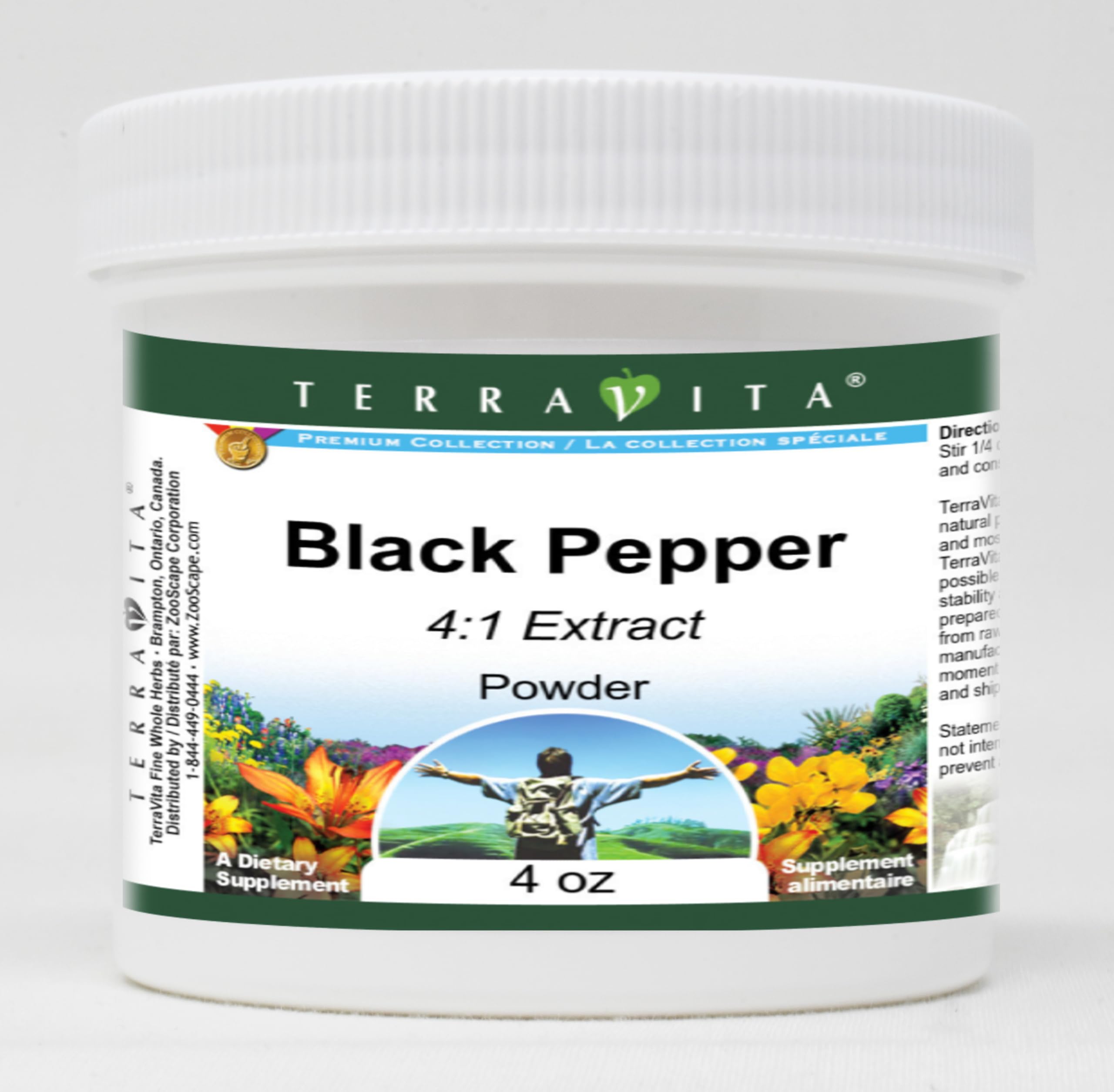Premium 4:1 Black Pepper Powder (4 oz) - 3 Pack | High Potency Spice for Cooking, Seasoning & Meal Prep | ZIN: 519264