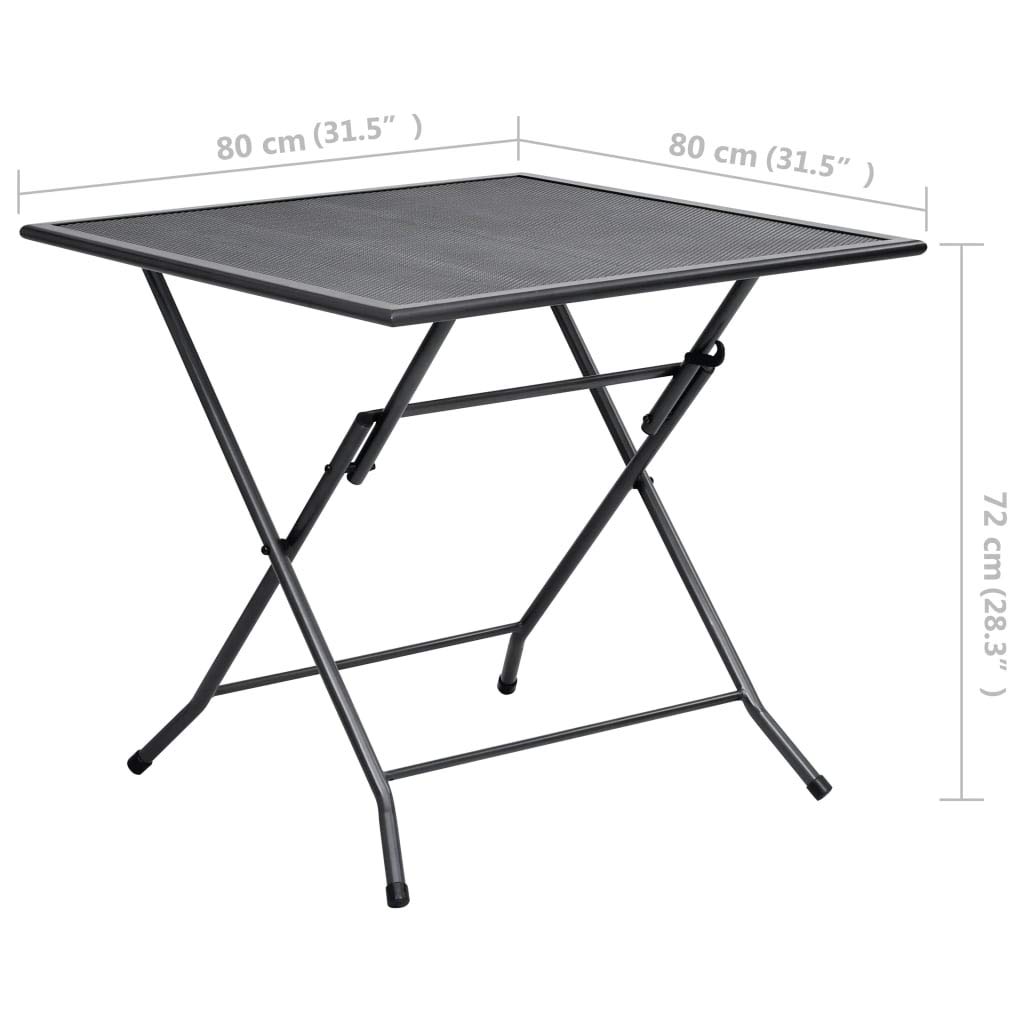 Foldable Mesh Side Table 31.5