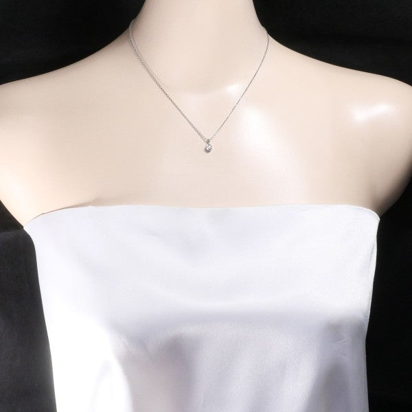 18K White Gold Diamond Pendant Necklace for Women - Elegant & Timeless Jewelry Gift for Anniversary, Wedding, or Special Occasions
