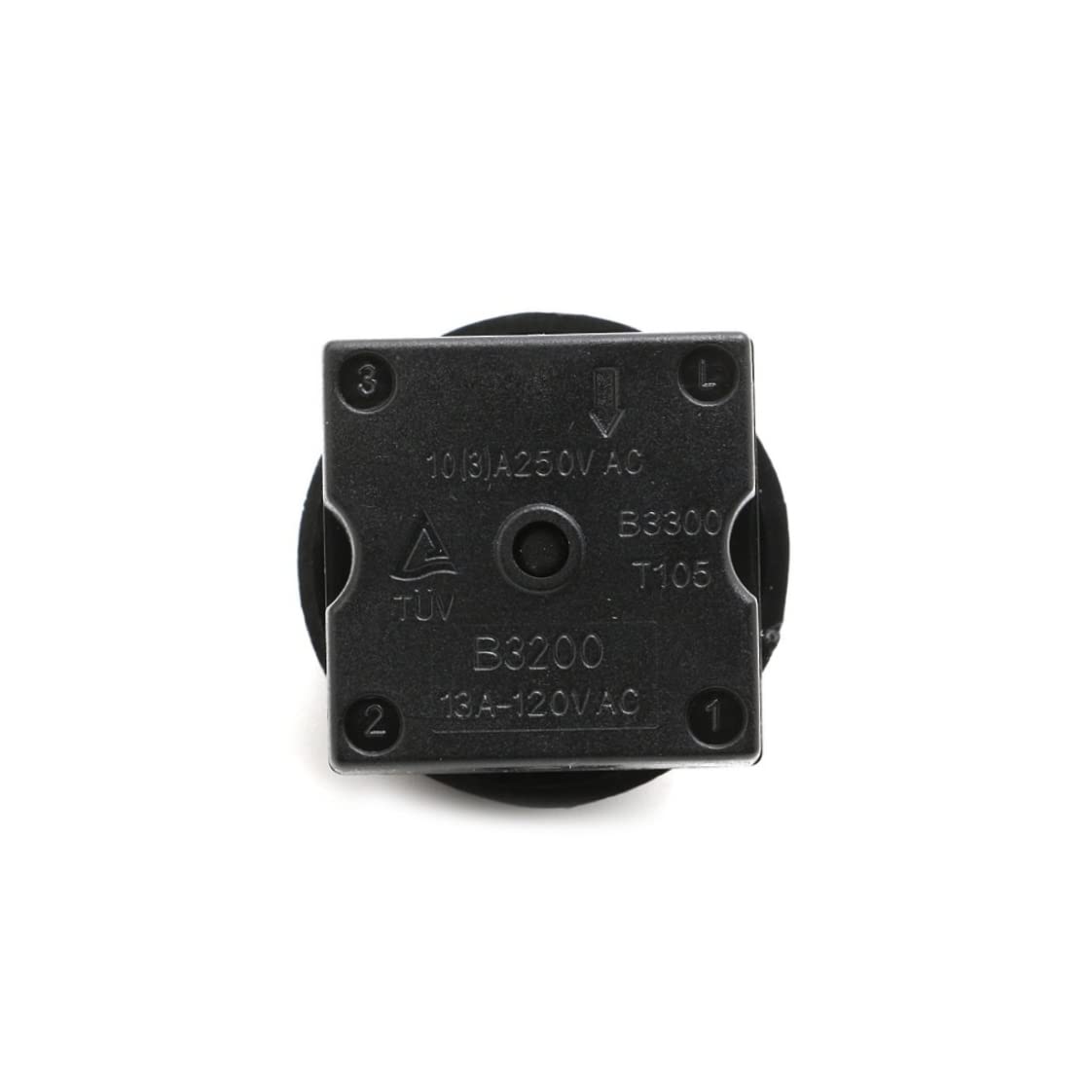 4-Position 3-Speed Rotary Fan Switch with Knob - Heavy Duty Selector Governor for Ceiling Fans, Exhaust Fans & Industrial Equipment - Perfect for Home, Office & Workshop Use