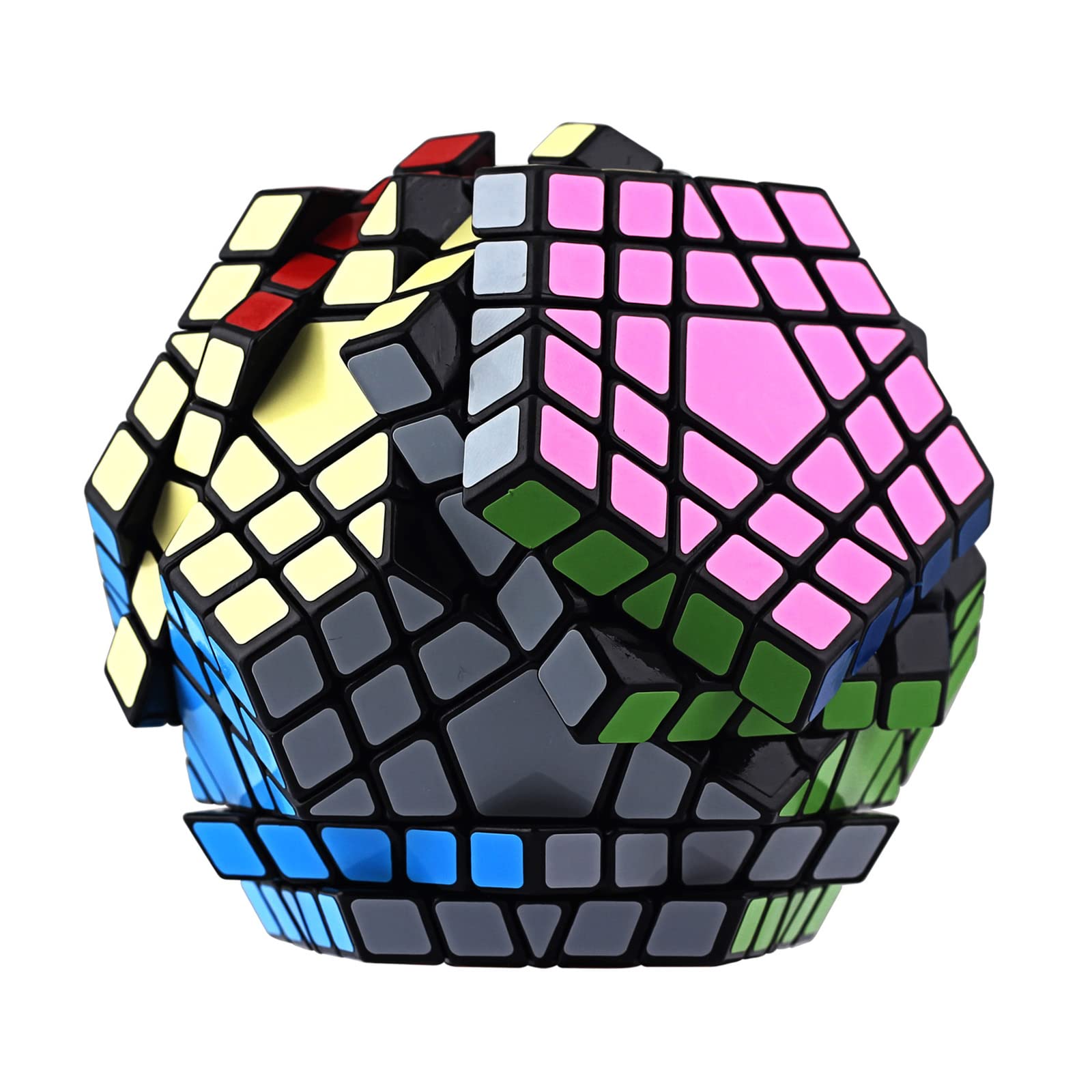 Ganowo Megaminx Speed Cube 5x5 Puzzle - Brain Teaser Game for Kids & Adults